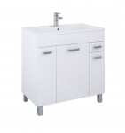 Elita SUNN Szafka z umywalką 80 cm biały połysk 169195/RE169195008060