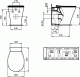 IDEAL STANDARD CONNECT AIR MUSZLA WC STOJĄCA 54X36 CM AQUABLADE E004201