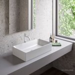 Catalano VERSO 60x35 umywalka nablatowa biały mat 16035ZEBM/0222600021