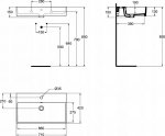 Ideal Standard strada umywalka 70 cm K078201