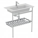 Ideal Standard Strada II Umywalka wisząca lub meblowa 84x46 cm z otworem na baterię, biała T300301