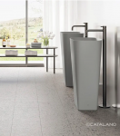 Catalano GREEN LUX 55 umywalka wolnostojąca odpływ ścienny czarny mat 1FRPGRLXNS/0428551022