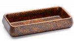 S.V.I.S.Design MISKA 18,5 CM PERSEUS BASIC - SMOKED METAL, MIEDZIANY I CZARNY, LAKIER PÓŁMATOWY BMI.PERSEUS.BC.018.000.MS.01.2