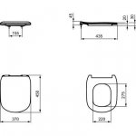 Ideal Standard tesi deska wolnoopadająca cienka T352701 
