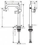 Hansgrohe Tecturis S Jednouchwytowe baterie umywalkowe Fine z CoolStart Biały Matowy 73372700