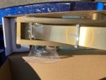 VCX odpływ liniowy obrotowy 80cm złoto szczotkowane LOG800