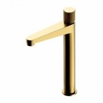 Omnires Contour bateria umywalkowa wysoka złoty szczotkowany CT8012GLB