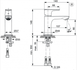 Ideal Standard Connect Air Jednouchwytowa bateria umywalkowa chrom A7010AA