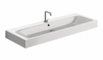 Kerasan 353431 CENTO umywalka 120X45 SOSP/APP NERO MATT