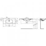 Ideal Standard Tesi umywalka 102,5x45 cm prostokątna biała T350801