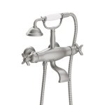 TRES CLASIC Bateria termostatyczna naścienna wannowa i prysznicowa 24217609AC