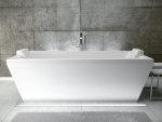Besco Vera 170 wanna pod zabudowę + syfon chrom z przelewem slim WKV170WZS