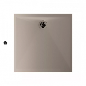 Ronal Air brodzik kwadratowy 80x80 cm konglomeratowy len W37Q08015