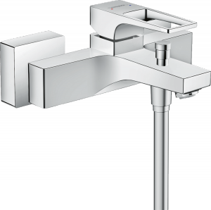 74540000 Hansgrohe Metropol Jednouchwytowa bateria wannowa z uchwytem Loop, natynkowa