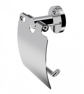 Lavita Uchwyt na papier toaletowy z klapką Senso Chrome 5900378370673