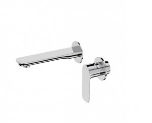 Lavita Bateria umywalkowa podtynkowa Spark Chrome 5900378341239