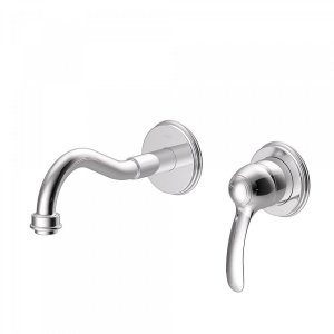 Tres Clasic bateria umywalkowa podtynkowa chrom 24220001