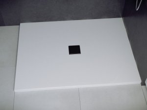 Besco Nox brodzik prostokątny White 120 + kratka czarna BMN12090BC