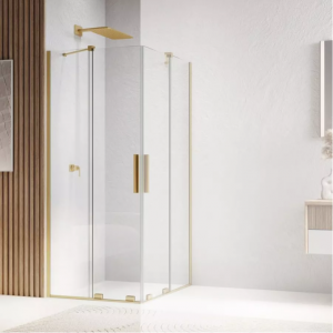 Ronal Sanswiss Amalia drzwi prysznicowe 80 cm część 1/2 prawe złoto szczotkowane D35SE2R0801307