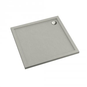 Schedline Brodzik akrylowy Sharper Cement Stone 80x80x4,5 cm, kwadratowy, Gwarancja 7 lat 3S.S1K-8080/CT/ST
