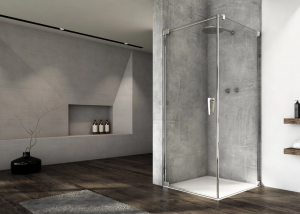 Ronal Sanswiss ścianka boczna 75x200 cm, szkło przezroczyste, profile Srebrny połysk CAT10755007