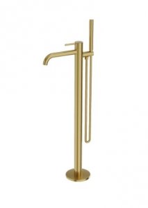 Lavita Bateria wannowa wolnostojąca Orion Brushed Gold 5900378341680