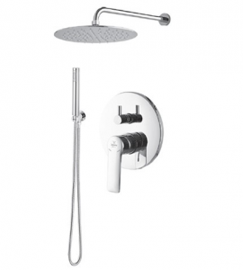 DEMM Drake Zestaw natryskowy deszczownia 20 cm chrom 73ZES20