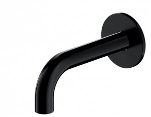 Omnires Y wylewka wannowa ścienna czarny mat WDYSBL