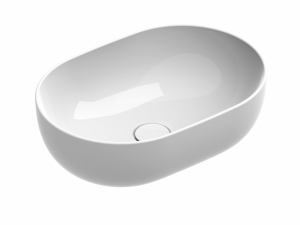 Catalano SFERA umywalka nablatowa 50x35 h=16 cm biały połysk 0522500001