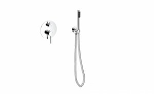Besco Veo bateria wannowo-prysznicowa podtynkowa chrom BWP-P-CH