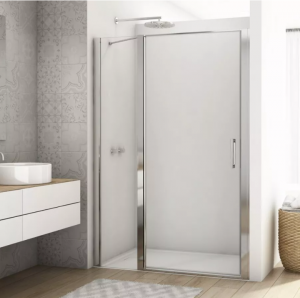 Ronal Sanswiss Divera drzwi prysznicowe 140 (100+40) cm srebrny połysk D22T31100405007