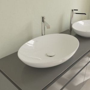 Villeroy & Boch Loop & Friends Umywalka nablatowa 62x42 cm bez przelewu biała Weiss Alpin 4A480101