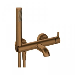 Deante Silia Bateria wannowa natynkowa brąz szczotkowany BQSC11M 