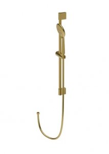 Lavita Zestaw prysznicowy z drążkiem Orion Brushed Gold 5900378346586