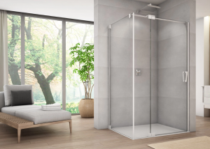 Ronal Sanswiss dodatkowa ścianka boczna 100x200 cm, szkło przezroczyste, profile WHITE LINE biały mat CAT31000907