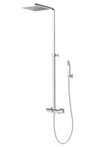 VEDO SETTE Kolumna natryskowa z baterią mieszakową I deszczownica 300 x 300 mm VBS7007/30/CH chrom