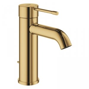 Grohe Essence Bateria umywalkowa z korkiem cool sunrise 24171GL1