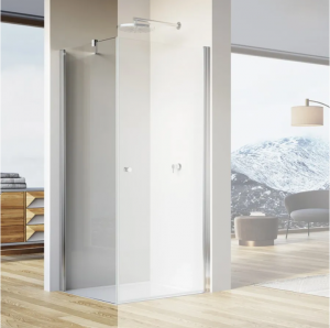 Ronal Sanswiss Solino ścianka prysznicowa 100 cm boczna do drzwi srebrny połysk SOLT110005007