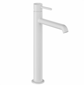 KFA MOZA MINI WHITE bateria umywalkowa nablatowa wysoka biała 503263244