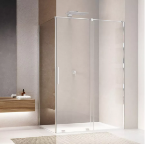 Ronal Sanswiss ścianka boczna na wymiar 60-120x mniej niż 200 cm szkło przezroczyste, profile Srebrny połysk D35F1VSM15007