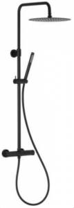 KFA Armatura Moza Black Premium zestaw natryskowy termostatyczny czarny 573692081/24H
