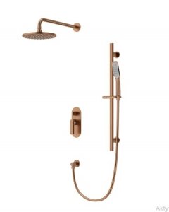 Vedo Aletta Rosso Kompletny system natryskowy podtynkowy IV miedź szczotkowana VBA5224/25/SM