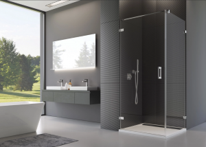 Ronal Sanswiss ścianka boczna na wymiar szkło przezroczyste, profile chrom PURDT2SM41007