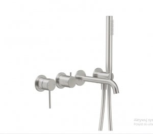 KFA Flint Bateria podtynkowa prysznicowa i wannowa szary mat 96607851