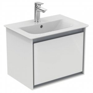 Ideal Standard Connect Air Szafka podumywalkowa 50 cm biały lakier/jasnoszary mat E0817KN