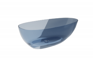 Besco Xara Blue Wave wanna wolnostojąca maskownica biała WAX160BWW