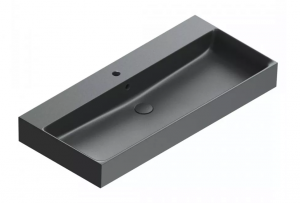 Catalano PREMIUM umywalka 100x47 z/o czarny mat 0221001022