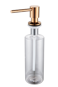  QUADRON LILY dozownik stal nierdzewna PVD ULTRA SHINE miedziany, pojemność 500 ml (WYSOKI POŁYSK) F049_PCRC2