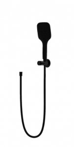 Lavita Zestaw prysznicowy z uchwytem Cetus Matt Black 5900378346258