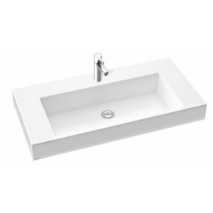 Marmorin Teo 90 umywalka wpuszczana w blat 90x45cm, biała PU083040900